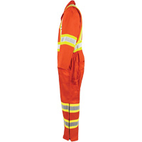 High-Visibility Unlined Coveralls, Small, High Visibility Orange Pryde Industrial Inc.