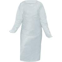 Blouse CoverMe avec passe-pouces, Taille unique, Blanc, Poly&eacute;thyl&egrave;ne Pryde Industrial Inc.