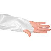 Blouse CoverMe avec passe-pouces, Taille unique, Blanc, Poly&eacute;thyl&egrave;ne Pryde Industrial Inc.