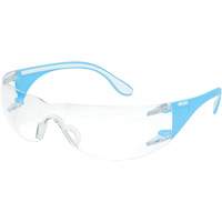 Lunettes de s&eacute;curit&eacute; bleu/blanc Adapt Lite, Lentille Transparent, Antibu&eacute;e/Anti-&eacute;gratignures, ANSI Z87+/R&eacute;pond ou surpasse la norme CSA Z94.3 Pryde Industrial Inc.