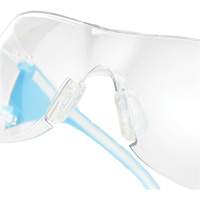 Lunettes de s&eacute;curit&eacute; bleu/blanc Adapt Lite, Lentille Transparent, Antibu&eacute;e/Anti-&eacute;gratignures, ANSI Z87+/R&eacute;pond ou surpasse la norme CSA Z94.3 Pryde Industrial Inc.