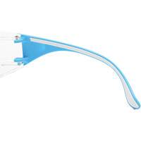 Lunettes de s&eacute;curit&eacute; bleu/blanc Adapt Lite, Lentille Transparent, Antibu&eacute;e/Anti-&eacute;gratignures, ANSI Z87+/R&eacute;pond ou surpasse la norme CSA Z94.3 Pryde Industrial Inc.