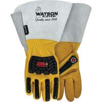 Storm Trooper Water-Resistant Gloves, Small, Cowhide Palm, Gauntlet Cuff Pryde Industrial Inc.