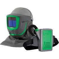 Z-Link+ syst&egrave;me APR motoris&eacute; avec cape &agrave; l'&eacute;paule & visi&egrave;re, Respirateur &agrave; masque/Masque de soudage Pryde Industrial Inc.