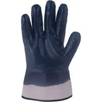 Gants bleu marine avec manchettes renforc&eacute;es &agrave; entoilage coll&eacute; Horizon, Moyen, R&ecirc;vetement Nitrile, Enveloppe en Jersey/Coton Pryde Industrial Inc.