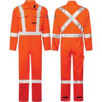 Combinaisons Avenger, 7 oz, Taille 46, Orange haute visibilit&eacute; Pryde Industrial Inc.