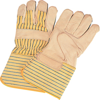 Gants d'ajusteur &agrave; paume s&egrave;che d'usage standard, Grand, Paume en Cuir fleur de vache, Doublure en Coton Pryde Industrial Inc.