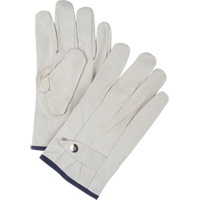 Standard-Duty Ropers Gloves, X-Large, Grain Cowhide Palm Pryde Industrial Inc.