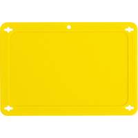 Blank Valve Tag, Plastic, 4-3/4" W x 3-1/4" H Pryde Industrial Inc.