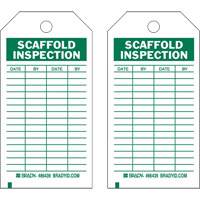 Inspection Record Tags, Polyester, 4" W x 7" H, English Pryde Industrial Inc.