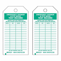 Test Record Tags, Polyester, 4" W x 7" H, English Pryde Industrial Inc.