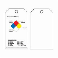 &eacute;tiquettes auto-plastifiantes du droit &agrave; l'information, Polyester, 3" la x 5-3/4" h, Anglais Pryde Industrial Inc.