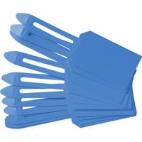 &eacute;tiquettes de cadenassage vierges en plastique, Plastique, 3-1/4" la x 5-4/5" h, Vierge Pryde Industrial Inc.
