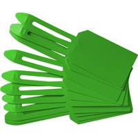 &eacute;tiquettes de cadenassage vierges en plastique, Plastique, 3-1/4" la x 5-4/5" h, Vierge Pryde Industrial Inc.