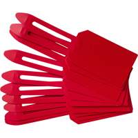&eacute;tiquettes de cadenassage vierges en plastique, Plastique, 3-1/4" la x 5-4/5" h, Vierge Pryde Industrial Inc.