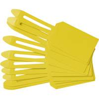 &eacute;tiquettes de cadenassage vierges en plastique, Plastique, 3-1/4" la x 5-4/5" h, Vierge Pryde Industrial Inc.