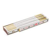 R&egrave;gle de maçon Red End, 6' lo, Bois, Graduations de 1/16" Pryde Industrial Inc.