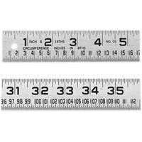 R&egrave;gle de circonf&eacute;rence pour ferblantier, 4' lo, Acier, Graduations de 1/16" Pryde Industrial Inc.