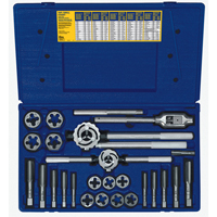 Hanson&reg; Metric Tap & Hex Die Set, 25 Pieces Pryde Industrial Inc.