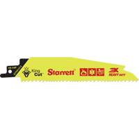 King Cut Reciprocating Blade, Bi-Metal, 10-14 TPI, 12" L x 1" W Pryde Industrial Inc.