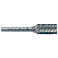 End-Cut Cylindrical Burr, 1/2" Dia., 1/4" Shank, 1" Depth of Cut Pryde Industrial Inc.