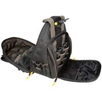 Sacs &agrave; dos pour outils Techgear &agrave; 53 pochettes, 16" lo x 13-1/4" la, Noir, Polyester Pryde Industrial Inc.