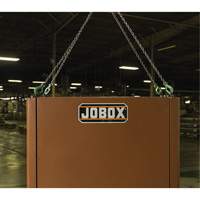 Field Office Jobsite Box, 33" W x 63" D x 80" H, Steel, Red Pryde Industrial Inc.