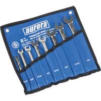 Fixed Head Wrench Set, Combination, 8 Pieces, Imperial Pryde Industrial Inc.