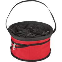 Parachute Organizer Bag, 11-4/5" L x 11-4/5" W x 11" H, Nylon, Black/Red Pryde Industrial Inc.
