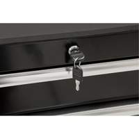 Heavy-Duty Tool Cart, 7 Drawers, 28" W x 22" D x 42-3/8" H, Black Pryde Industrial Inc.