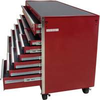 Chariot &agrave; outils industriel, 12 tiroirs, 56" la x 24-1/2" p x 38-1/8" h, Rouge Pryde Industrial Inc.