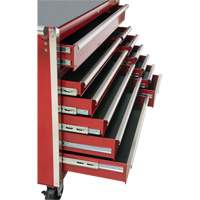 Chariot &agrave; outils industriel, 12 tiroirs, 56" la x 24-1/2" p x 38-1/8" h, Rouge Pryde Industrial Inc.