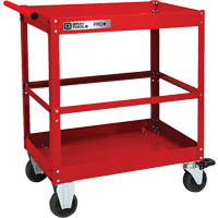 PRO+ Series Heavy-Duty Utility Cart, 2 Tiers, 30-1/5" x 38-1/3" x 19-1/2" Pryde Industrial Inc.