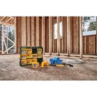 Flip-Bin Organizer, 3-7/8" W x 17-3/4" D x 13-7/8" H, Black/Yellow Pryde Industrial Inc.