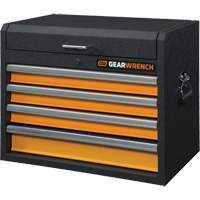 Coffre &agrave; outils de s&eacute;rie GSX, 26" la, 4 tiroirs, Noir/Orange Pryde Industrial Inc.
