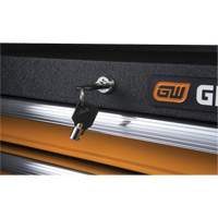 Coffre &agrave; outils de s&eacute;rie GSX, 26" la, 4 tiroirs, Noir/Orange Pryde Industrial Inc.