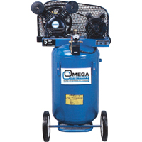 Professional Series Air Compressors, Electric, 16.6 Gal. (20 US Gal), 125 PSI, 115/1 V Pryde Industrial Inc.