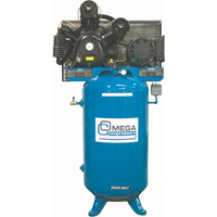 Compresseurs d'air s&eacute;rie industrielle - Compresseurs verticaux - Deux &eacute;tages, 66,6 gal. (80 gal. US) Pryde Industrial Inc.
