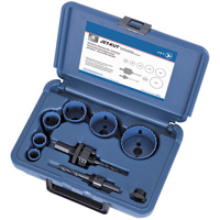 Premium Plumber's Holesaw Kit, 8 Pieces Pryde Industrial Inc.