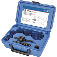 Premium Electrician's Holesaw Kit, 8 Pieces Pryde Industrial Inc.