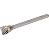 CLEVELAND Solid Carbide Burrs - Cylinder Shape with End Cut, SB-1, 1/4" Dia., 1/4" Shank, 5/8" Depth of Cut Pryde Industrial Inc.