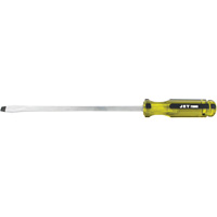 Slot Jumbo Handle Screwdriver, 3/8", 10" L, Plastic Handle Pryde Industrial Inc.