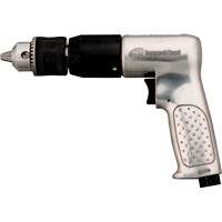 Perceuse pneumatique, 4 pi³/min, 1/4" NPTF, 94 dBA, 1/2" mandrin, Avec cl&eacute; Pryde Industrial Inc.
