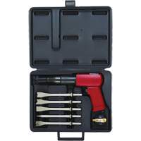 Ensemble de marteau pneumatique de s&eacute;rie lourde, 25 pi³/min, 1/4", 2300 coups/min, 3/4" x 3-1/2" (19 mm x 89 mm) Pryde Industrial Inc.