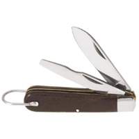 2-Blade Pocket Knife, 2-1/2" Blade, Carbon Steel Blade, Plastic Handle Pryde Industrial Inc.