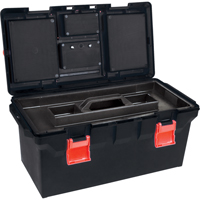 Coffres &agrave; outils en plastique, 22" la x 11" p x 10-1/2" h, Noir Pryde Industrial Inc.