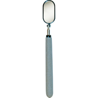 Inspection Mirror, Oval, 1-1/2" L x 1-1/4" W, Telescopic Pryde Industrial Inc.
