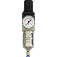 Modular Filter/Regulator, 1/4" NPT, 150 PSI, 0.7 fl.oz. Capacity Pryde Industrial Inc.