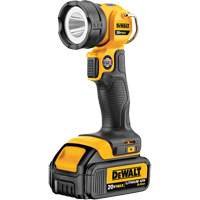 Lampe de travail Max, DEL, 110 lumens, 11 hres de fonctionnement, Bloc-pile Rechargeable, Plastique Pryde Industrial Inc.