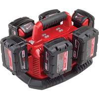 Chargeur de type s&eacute;quentiel pour six piles M18, 18 V, Lithium-ion Pryde Industrial Inc.
